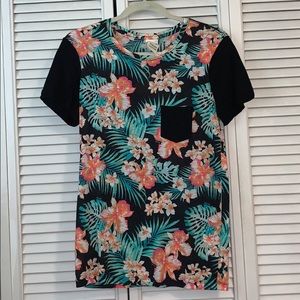 Hawaiian Print T-shirt